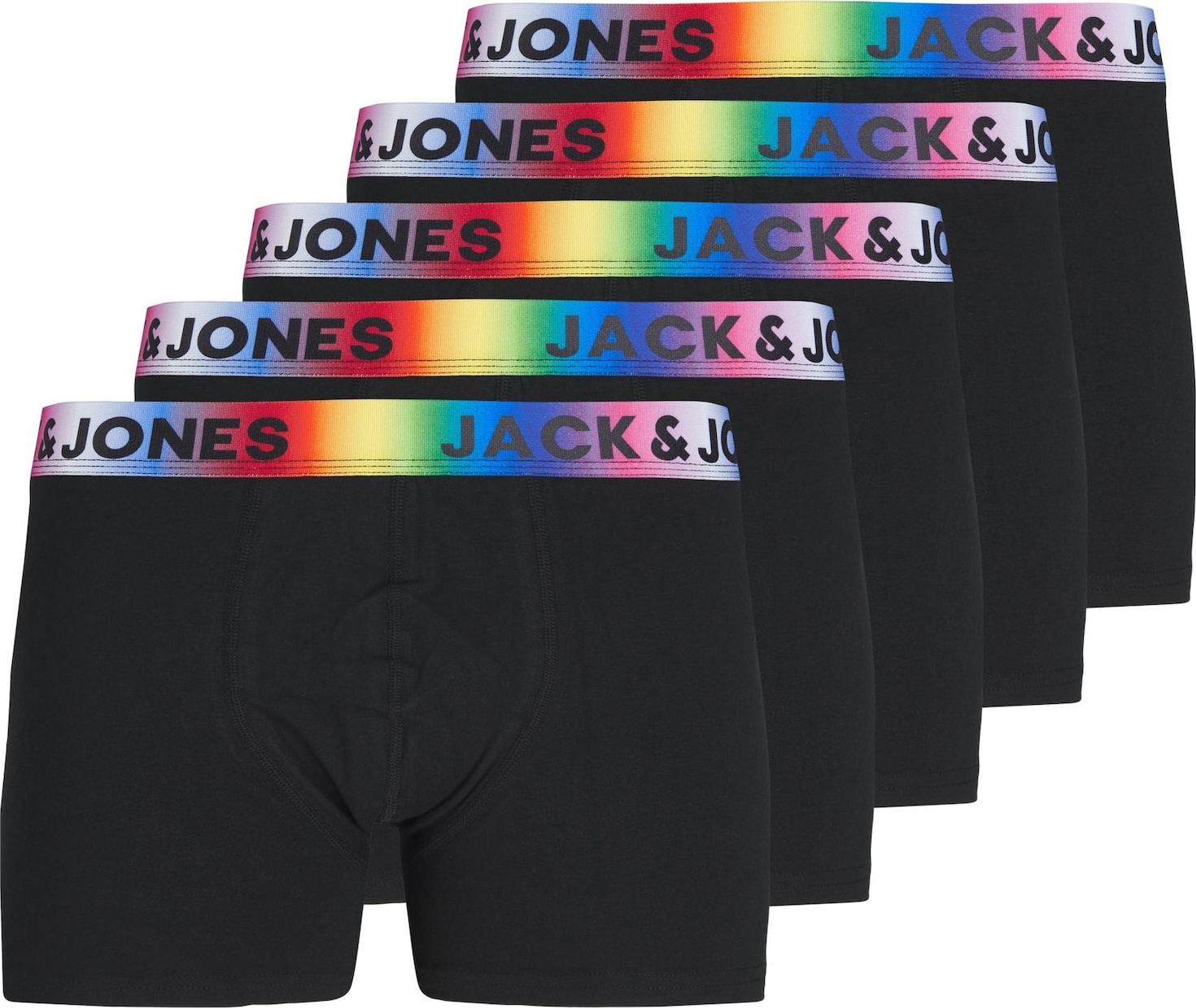 JACK & JONES Boxerky 'PRIDE' mix barev / černá