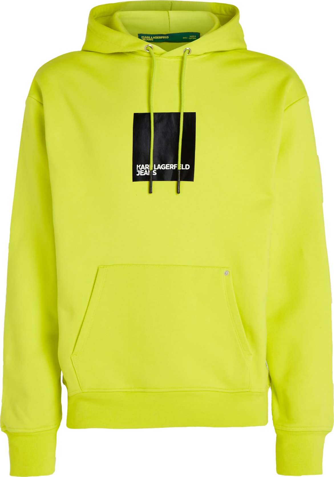 KARL LAGERFELD JEANS Mikina limone / černá / bílá