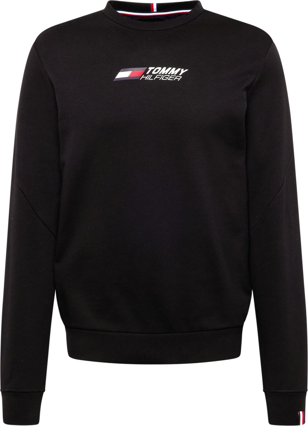 TOMMY HILFIGER Mikina námořnická modř / černá / bílá