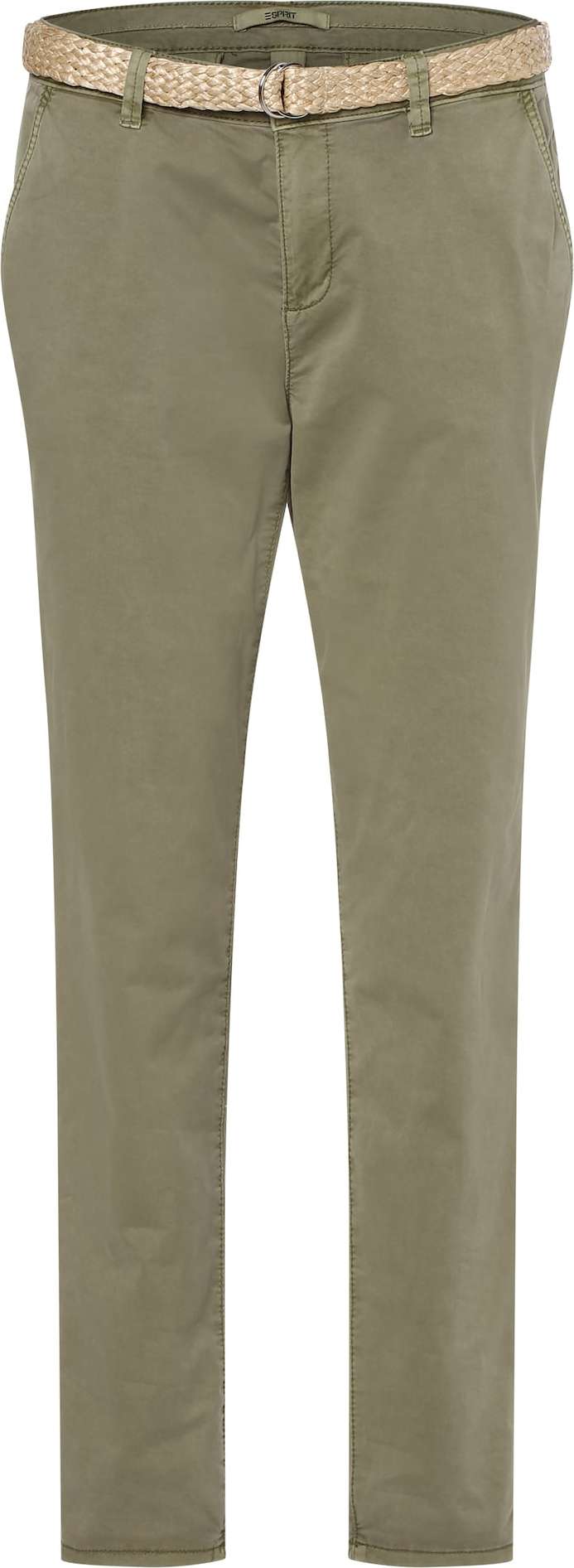 Chino kalhoty Esprit khaki