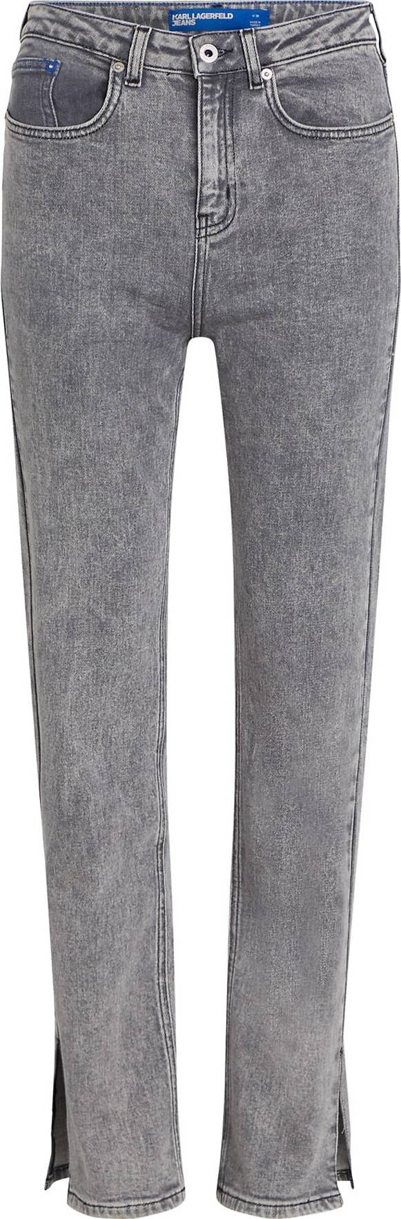 Džíny KARL LAGERFELD JEANS šedá džínová