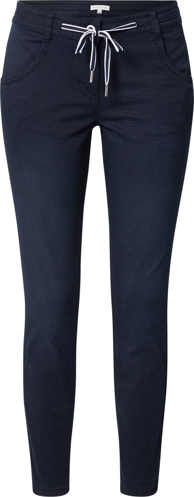 Kalhoty Tom Tailor námořnická modř / bílá