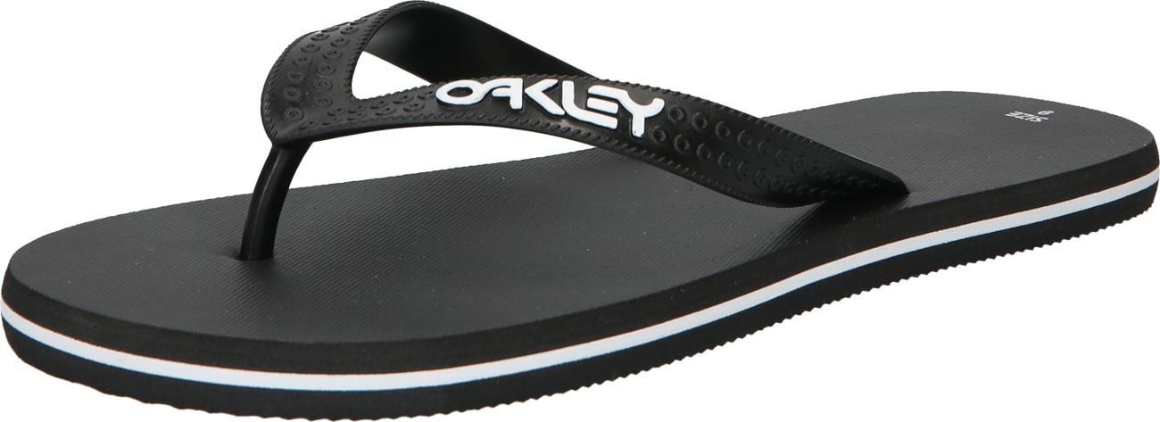 Plážová/koupací obuv 'GOLDEN' Oakley černá / bílá