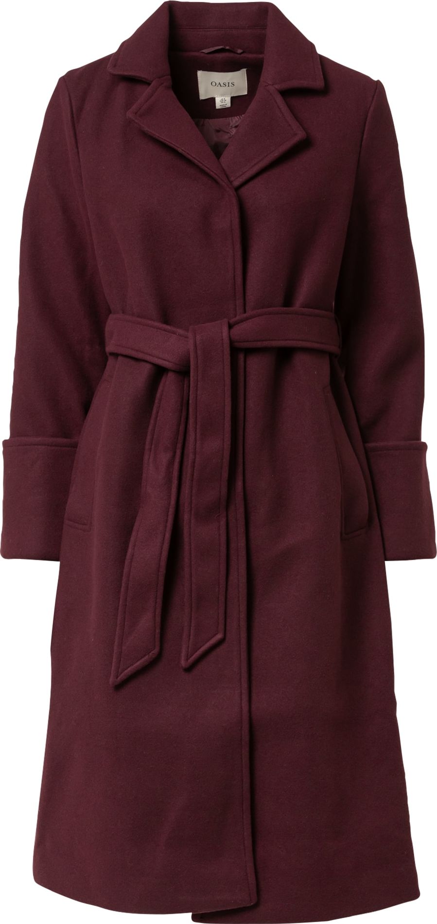 Přechodný kabát Oasis vínově červená