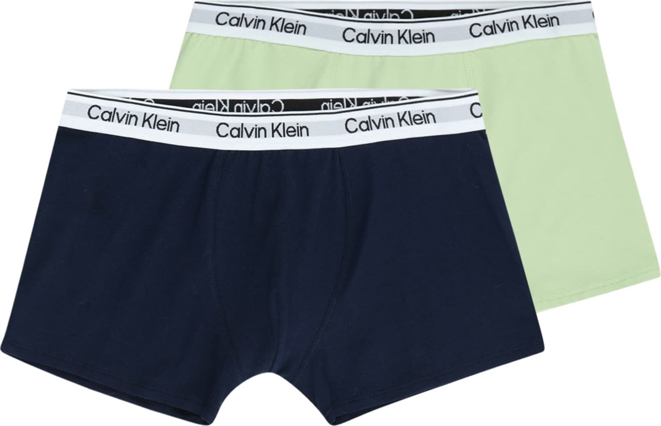 Spodní prádlo Calvin Klein Underwear světle zelená / černá / bílá