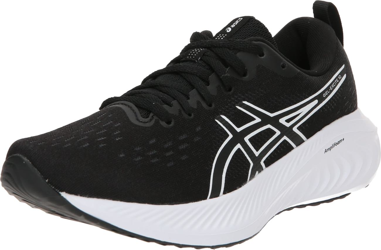 Běžecká obuv 'EXCITE 10' ASICS černá / bílá