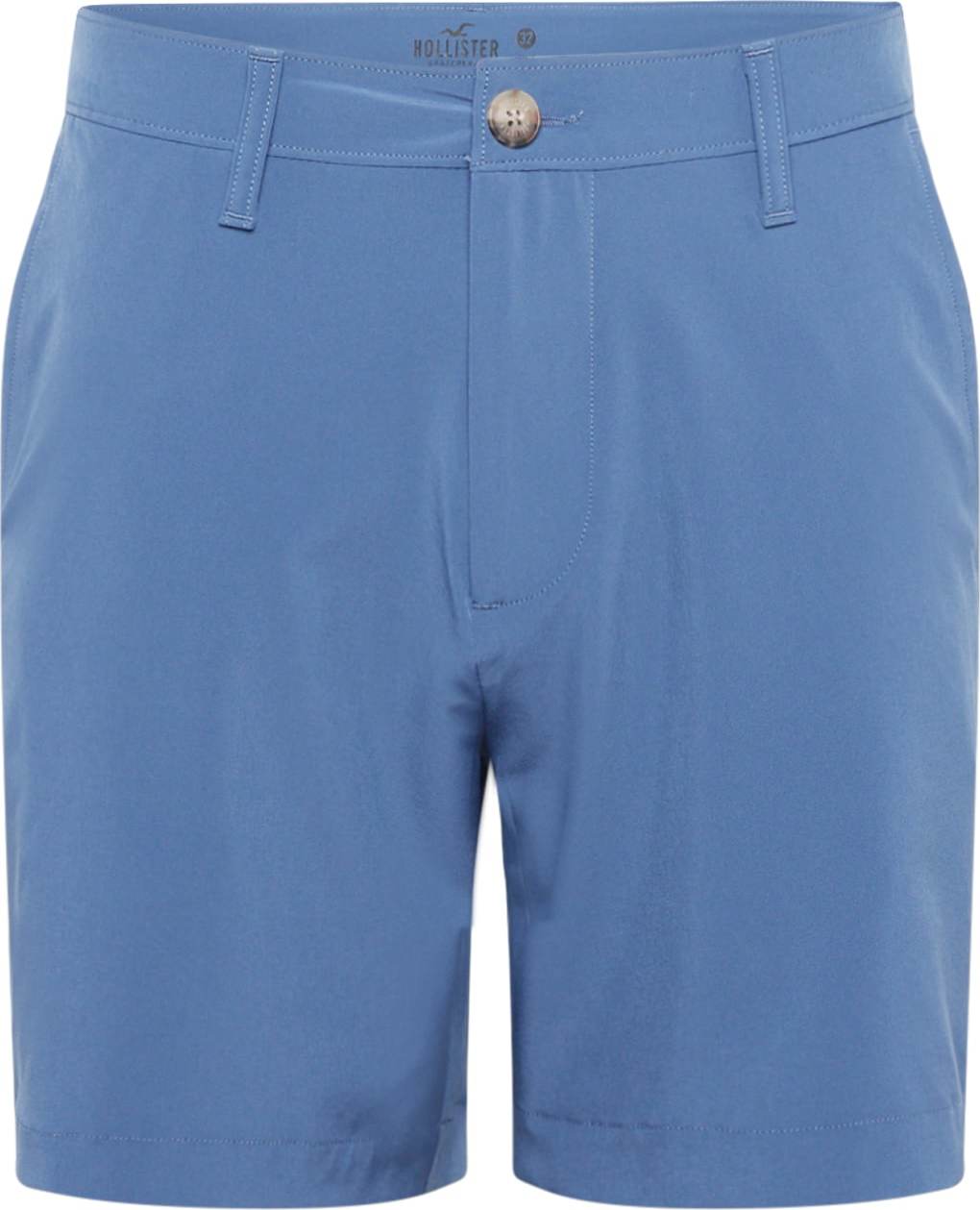 Chino kalhoty Hollister kouřově modrá