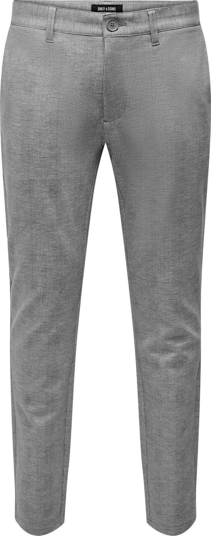 Chino kalhoty 'MARK' Only & Sons světle šedá / tmavě šedá