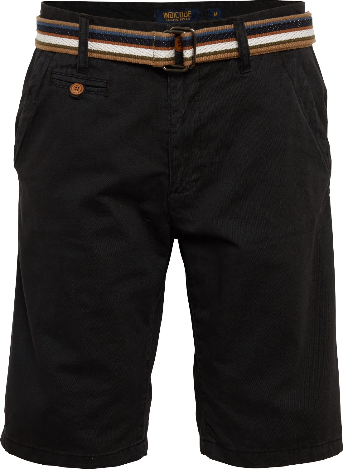 Chino kalhoty 'Royce' INDICODE JEANS černá