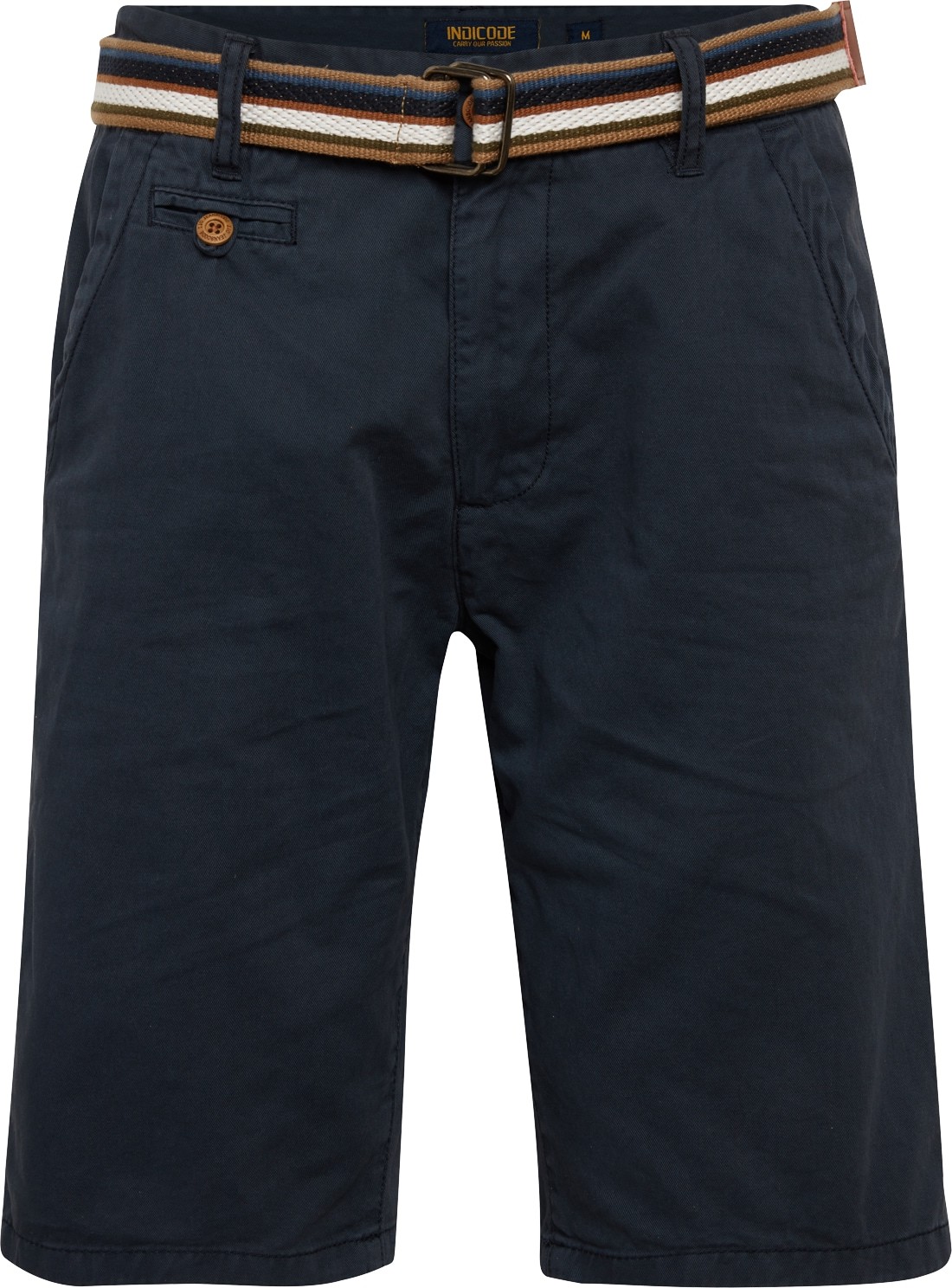 Chino kalhoty 'Royce' INDICODE JEANS námořnická modř