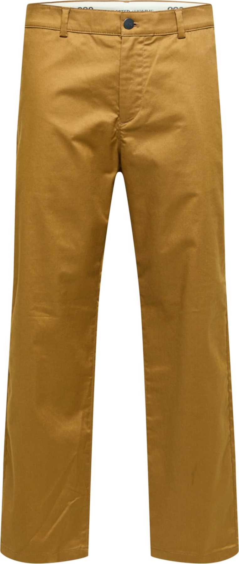 Chino kalhoty 'Salford' Selected Homme světle hnědá