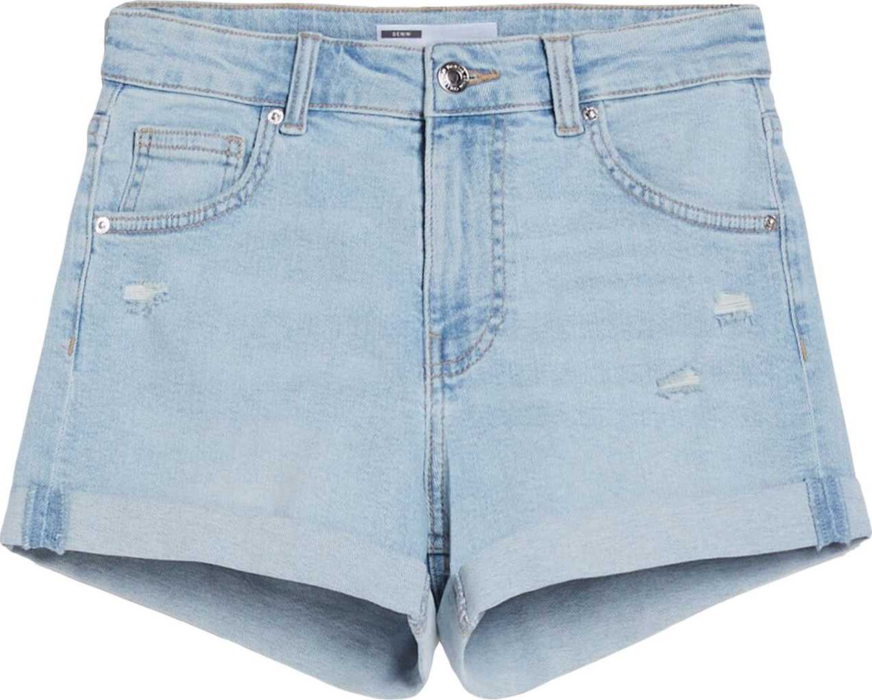 Džíny Bershka světlemodrá