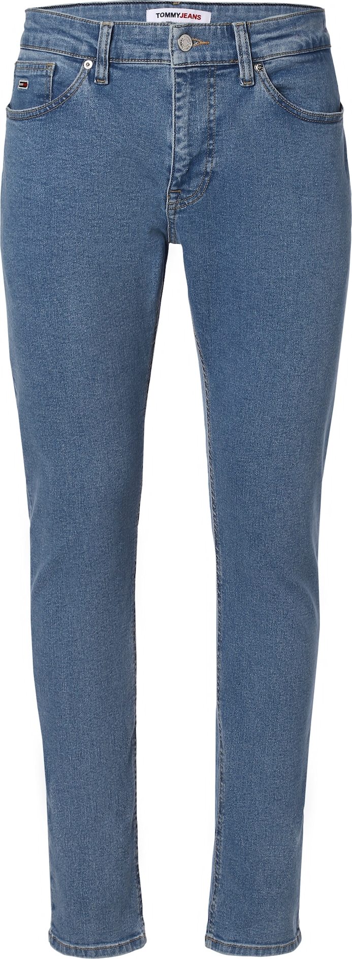 Džíny 'Austin' Tommy Jeans námořnická modř / modrá džínovina / jasně červená / bílá