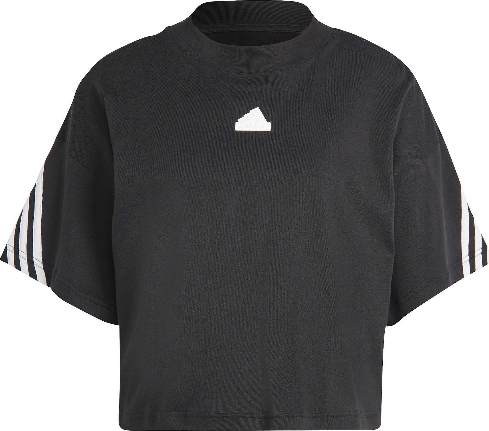 Funkční tričko 'Future Icons 3-Stripes' ADIDAS SPORTSWEAR černá / bílá