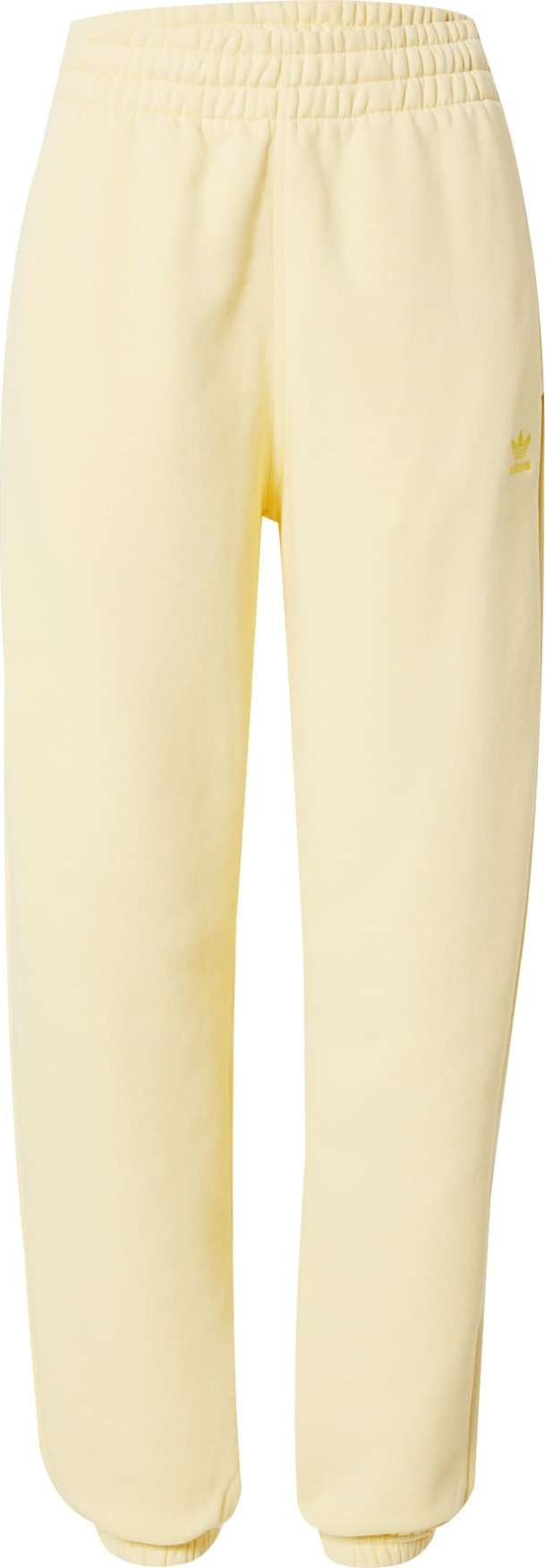 Kalhoty 'Essentials Fleece' adidas Originals světle žlutá