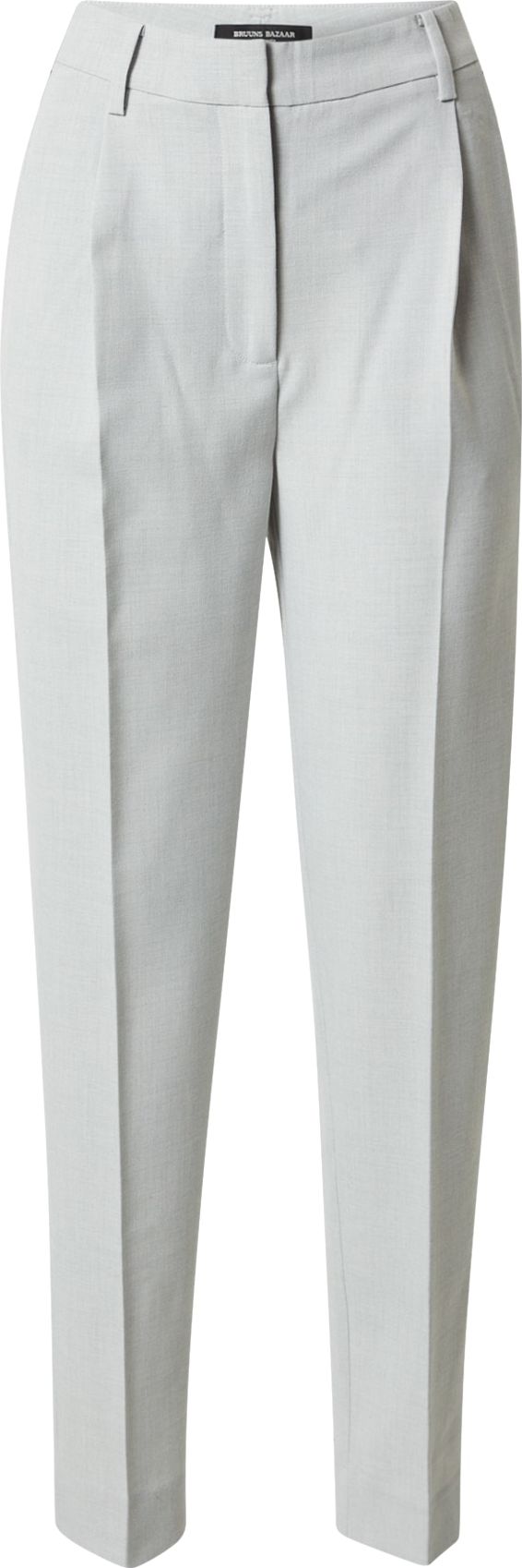 Kalhoty se sklady v pase 'Floral Ciry' Bruuns Bazaar světle šedá