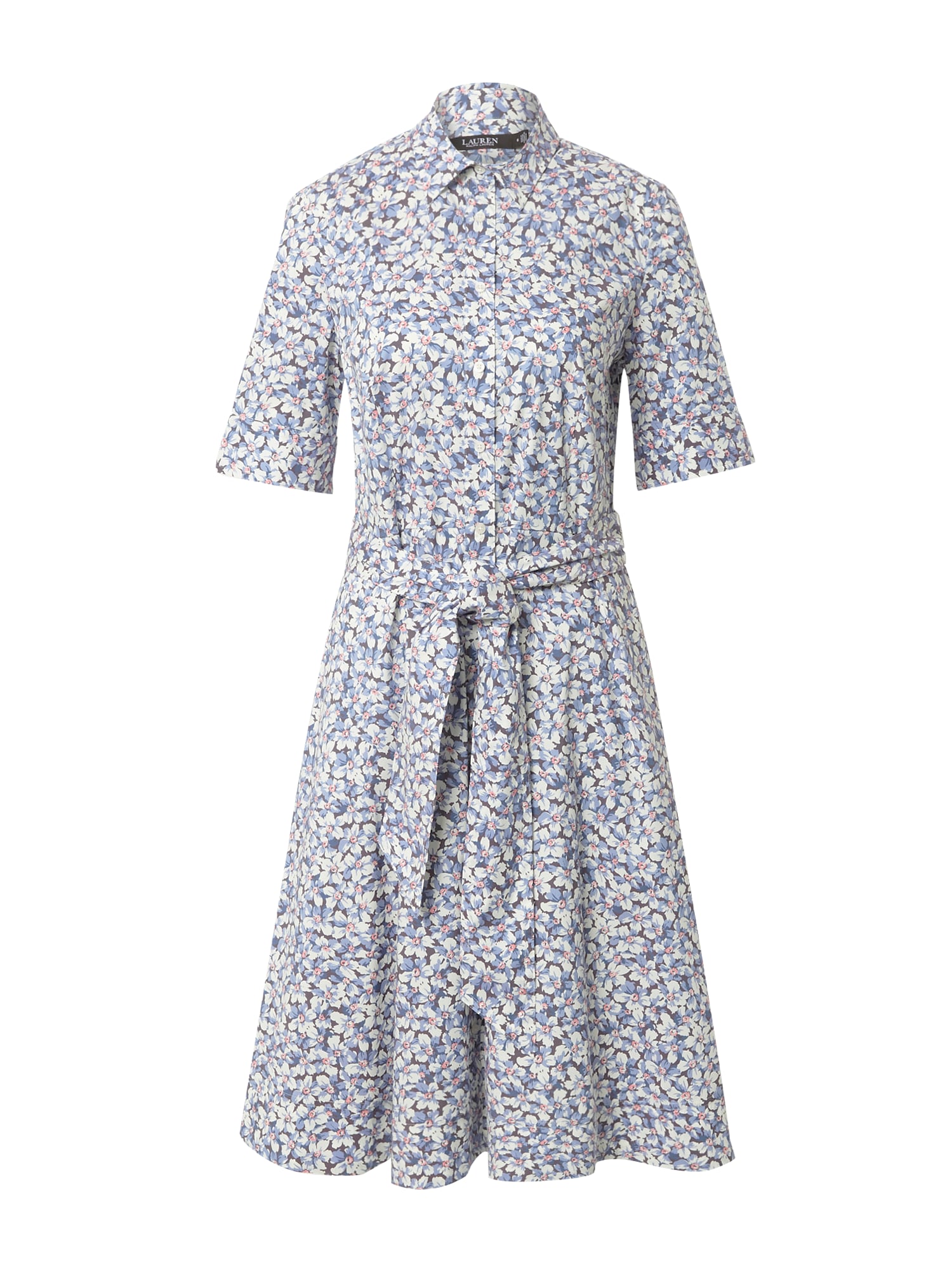 Košilové šaty 'Finnbarr' Lauren Ralph Lauren krémová / nebeská modř / růžová