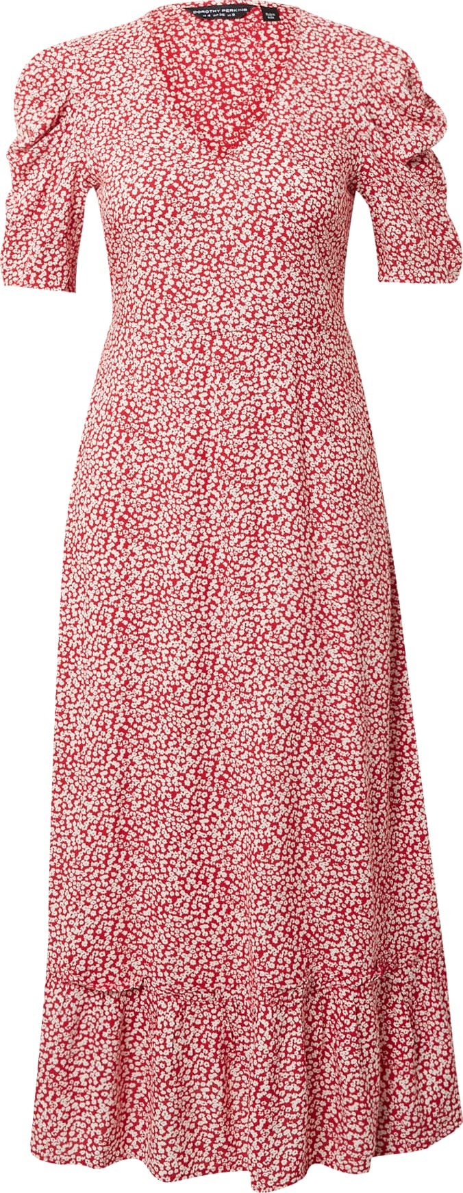 Letní šaty Dorothy Perkins červená / bílá