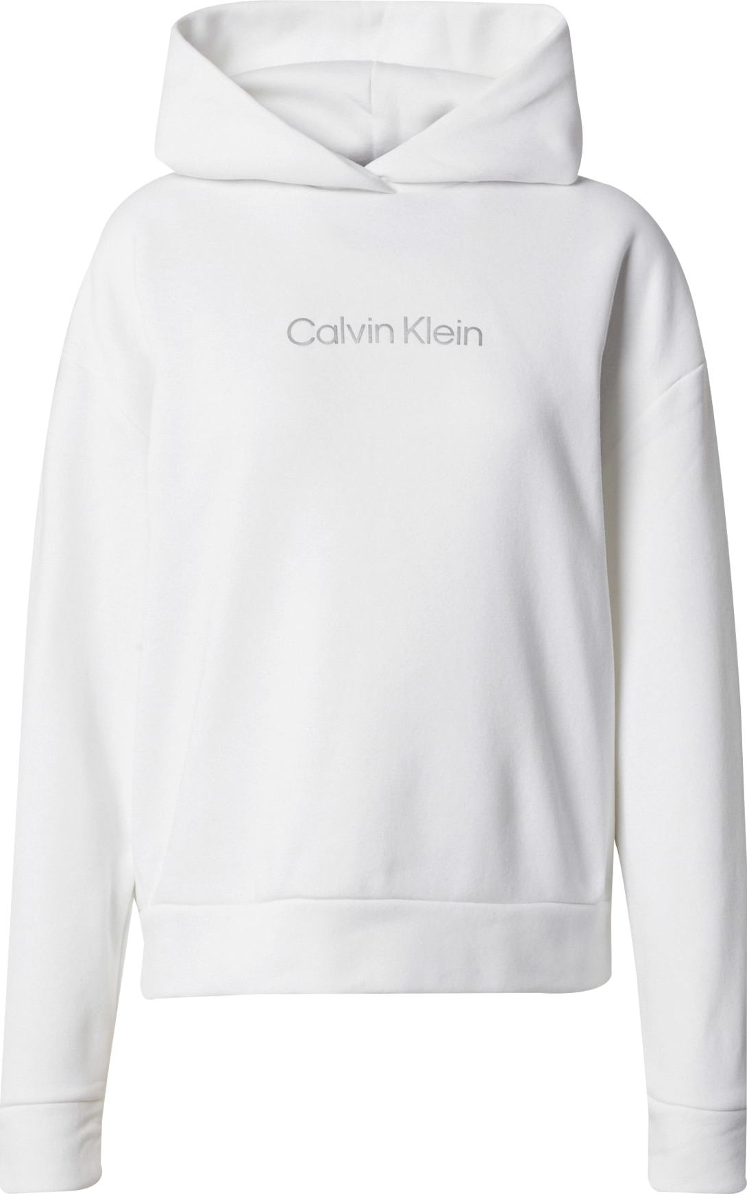 Mikina 'HERO' Calvin Klein šedá / bílá