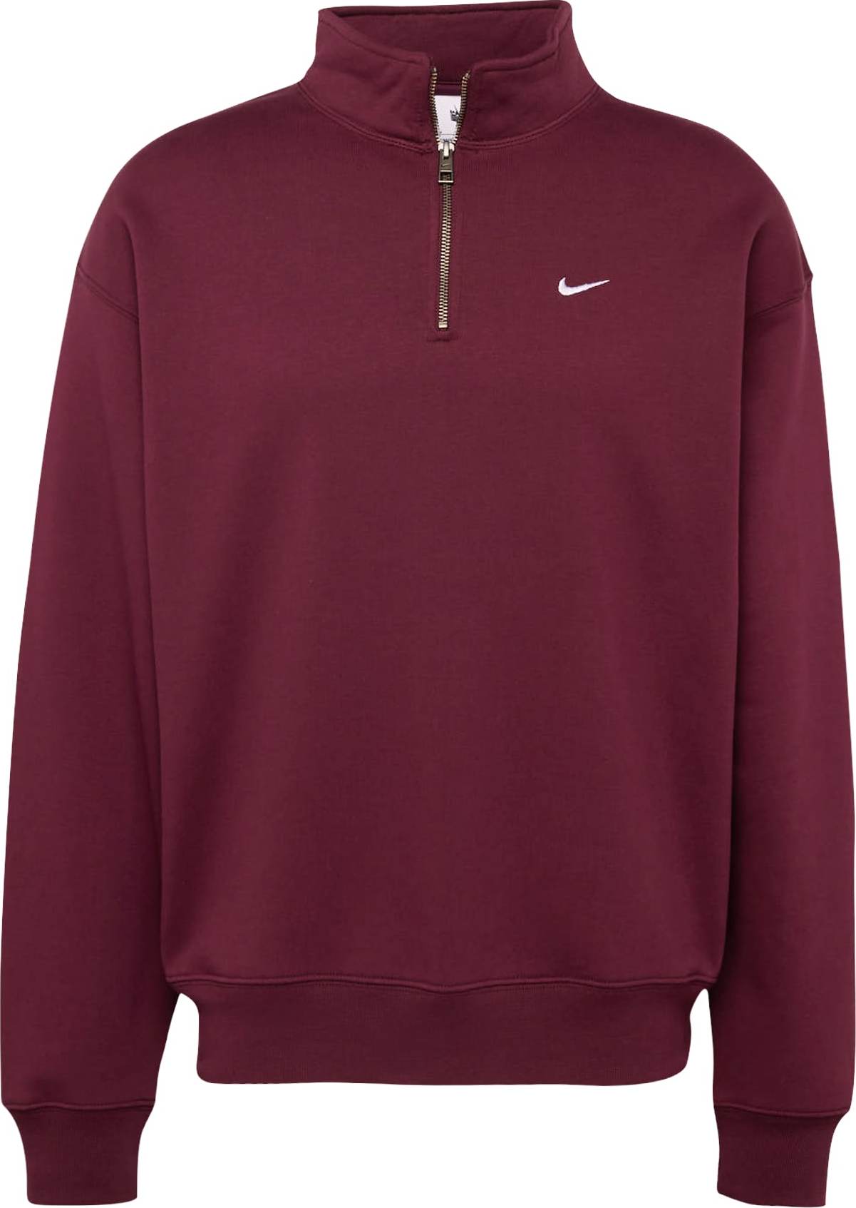 Mikina Nike Sportswear burgundská červeň / bílá