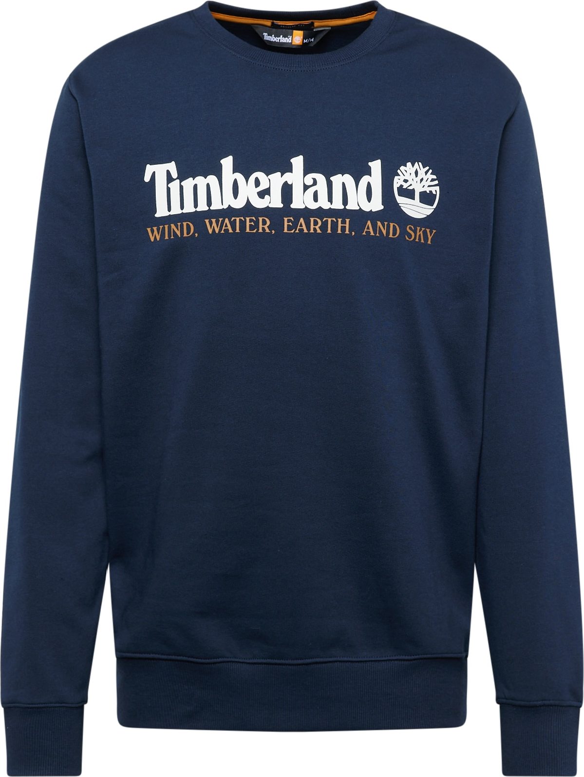 Mikina Timberland safírová / světle hnědá / bílá