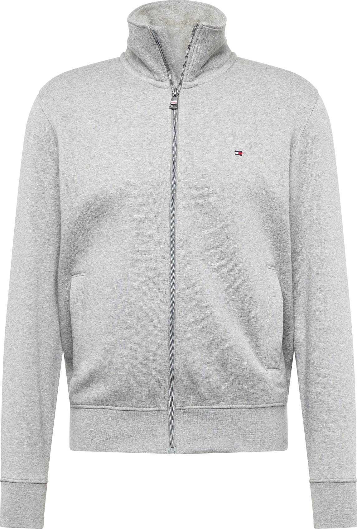 Mikina Tommy Hilfiger námořnická modř / šedý melír / jasně červená / bílá
