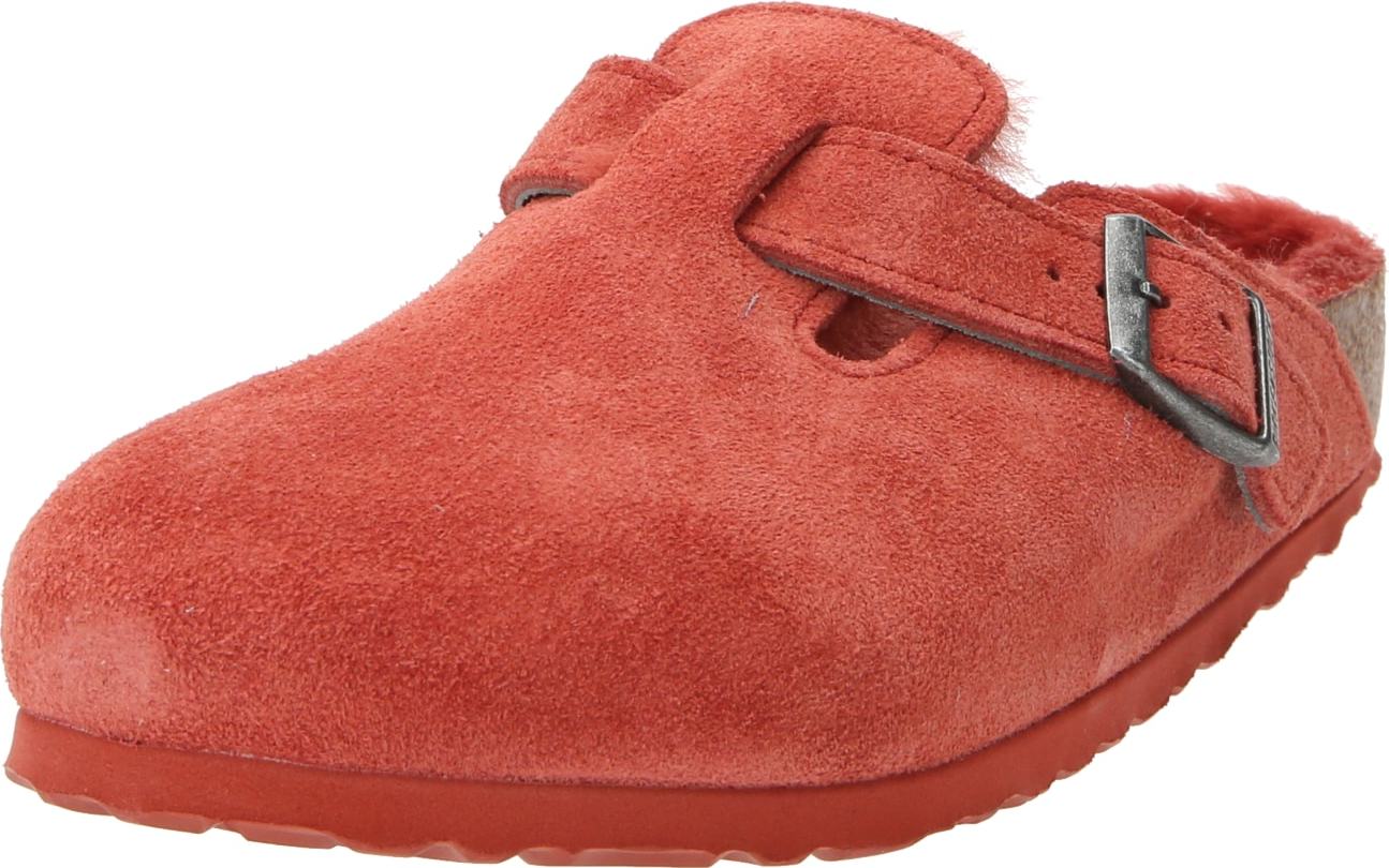 Pantofle 'Boston' Birkenstock pastelově červená