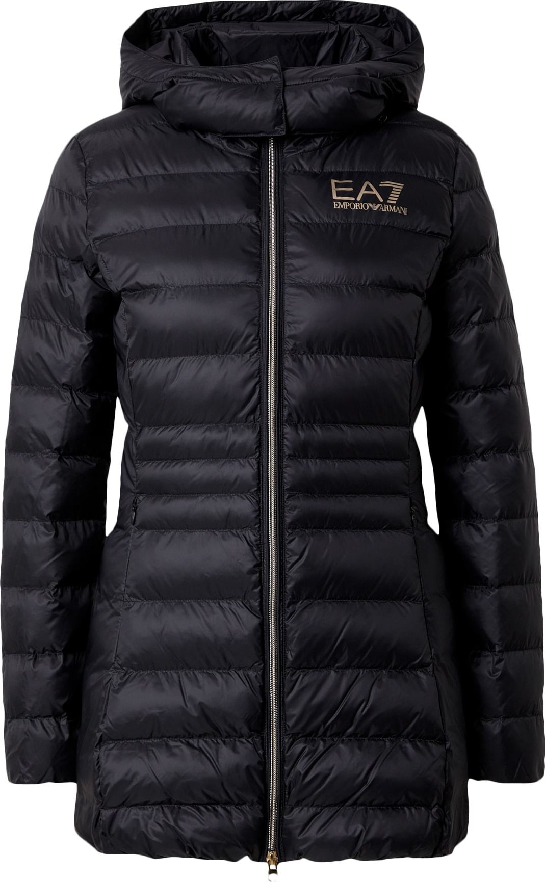 Přechodná bunda 'CABAN' EA7 Emporio Armani zlatá / černá