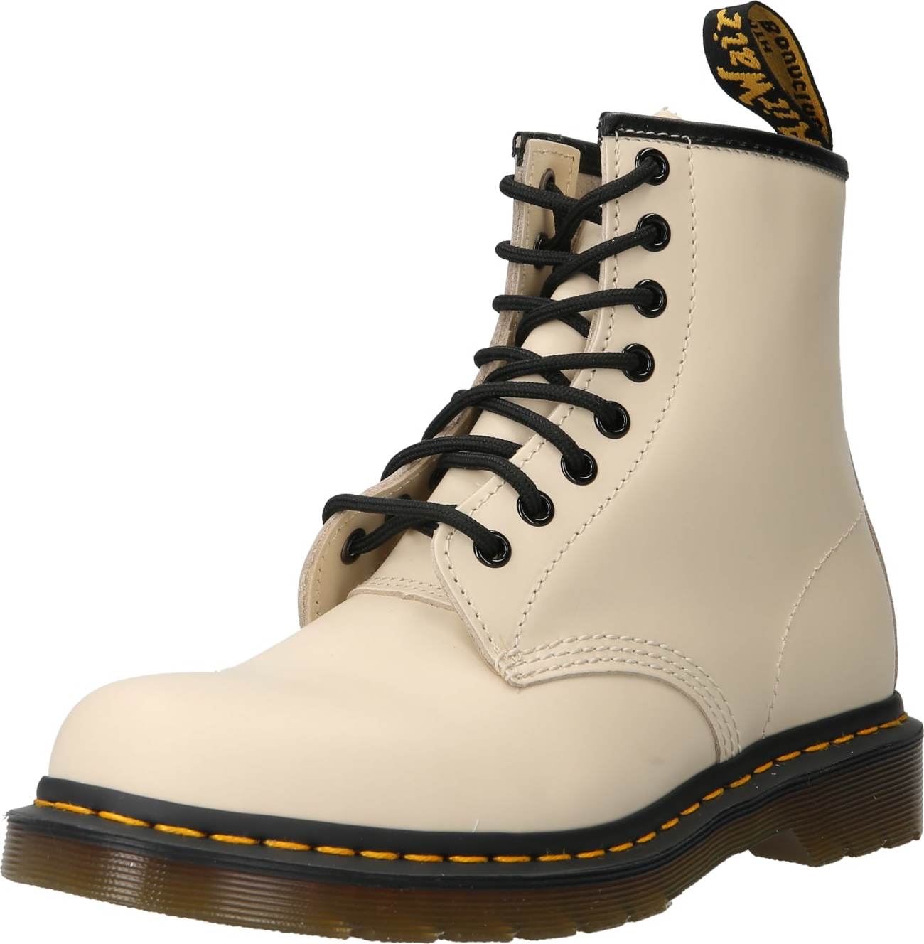 Šněrovací boty Dr. Martens béžová