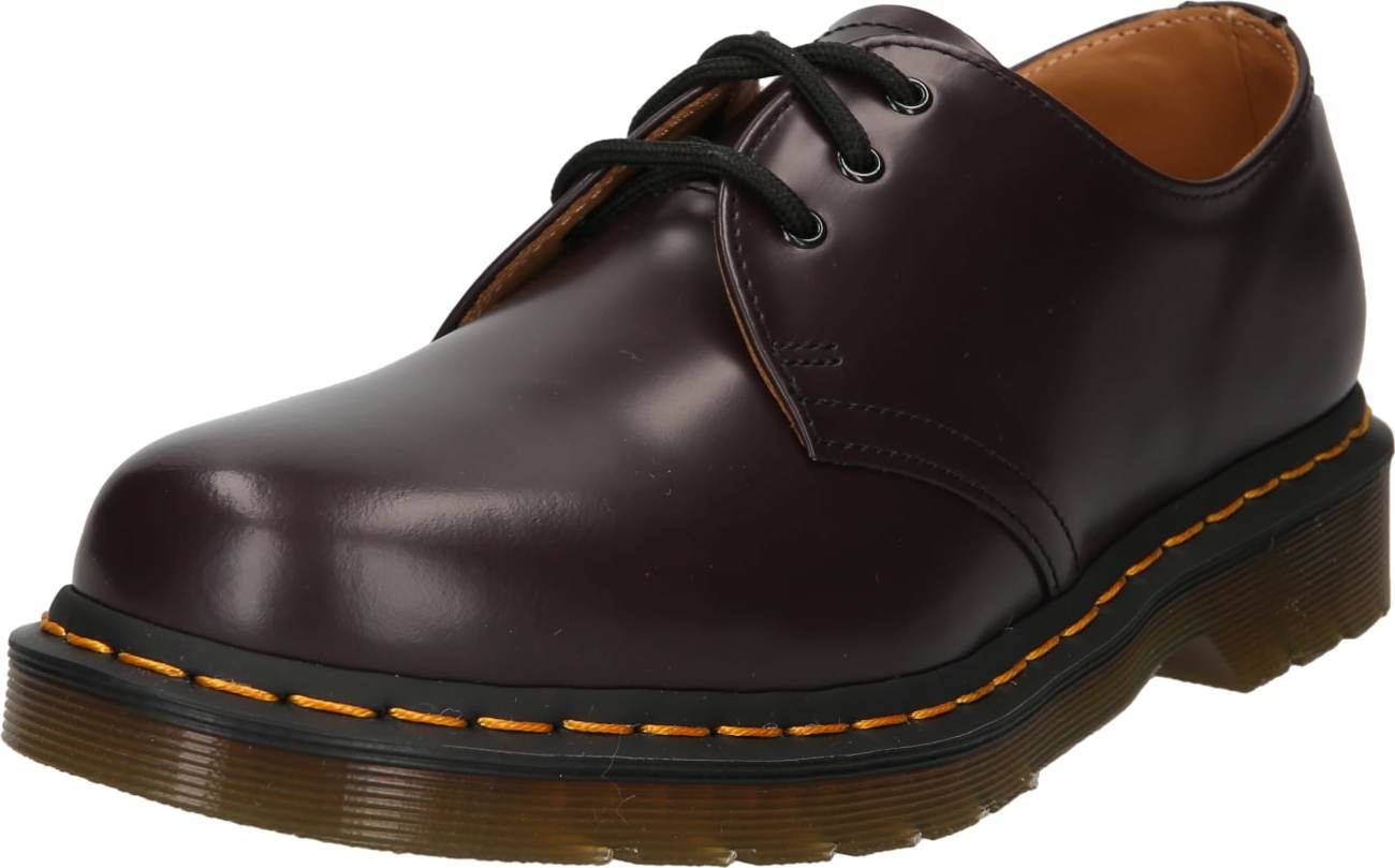 Šněrovací boty Dr. Martens bordó