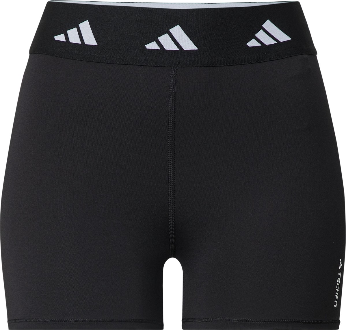 Sportovní kalhoty 'Techfit' adidas performance černá / bílá