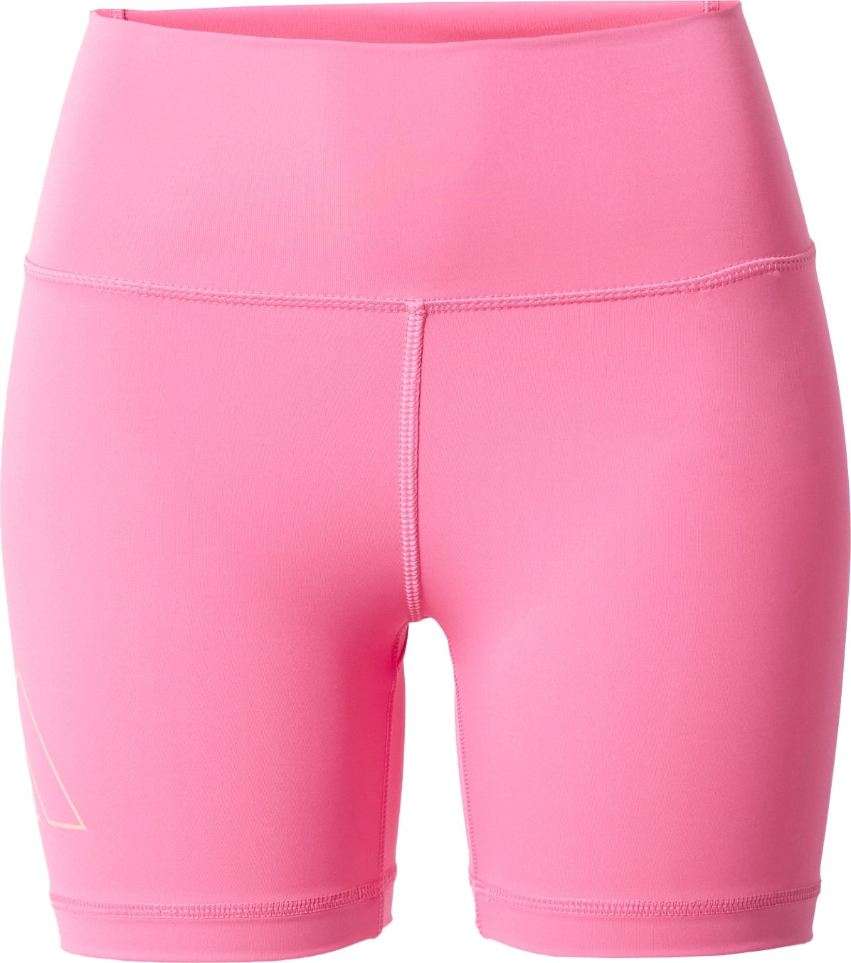 Sportovní kalhoty 'Optime Hyperbright High-Rise' adidas performance žlutá / pink