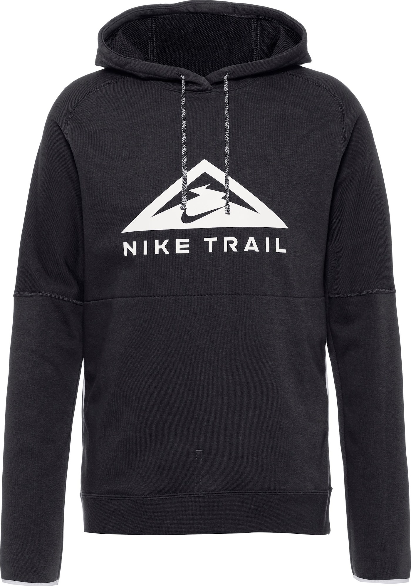 Sportovní mikina 'DF Trail' Nike černá / bílá