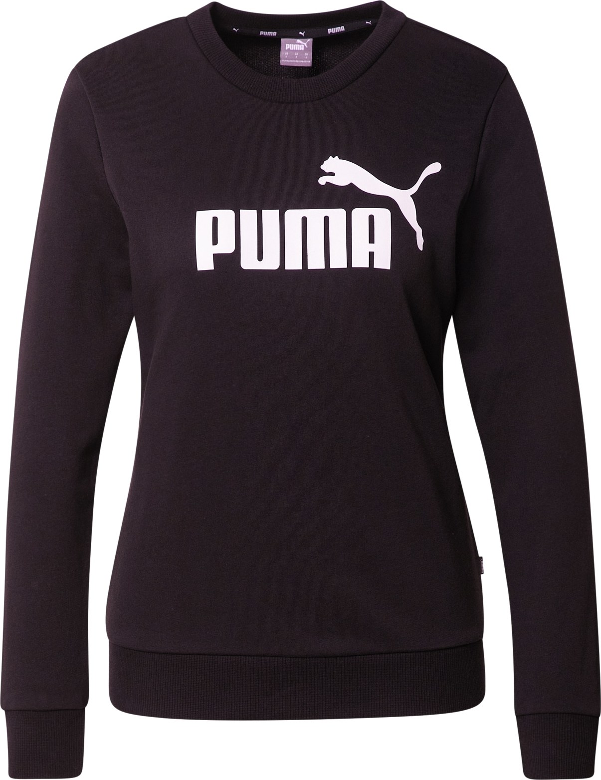 Sportovní mikina Puma černá / bílá