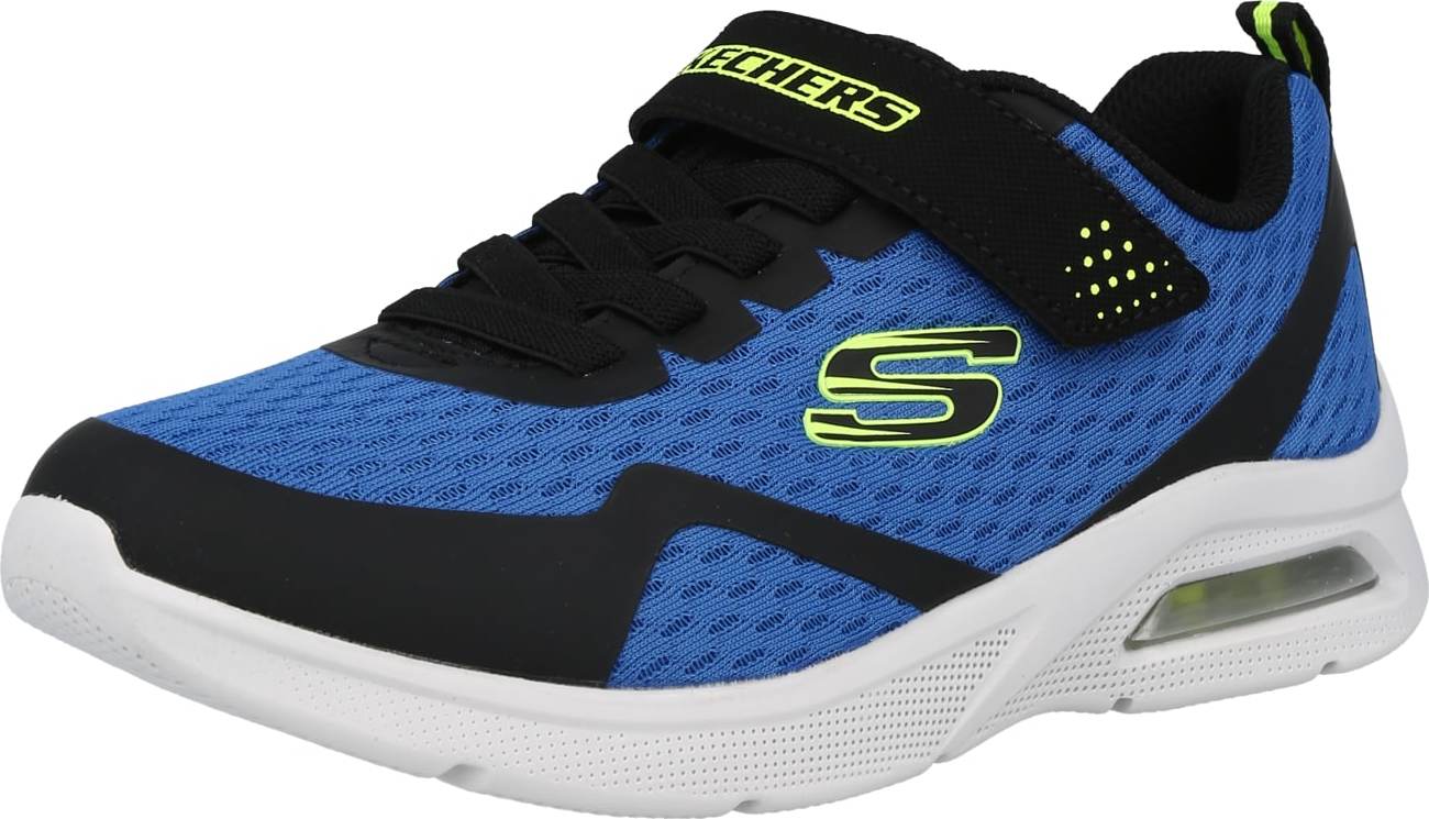 Tenisky 'MICROSPEC MAX' Skechers královská modrá / svítivě žlutá / černá