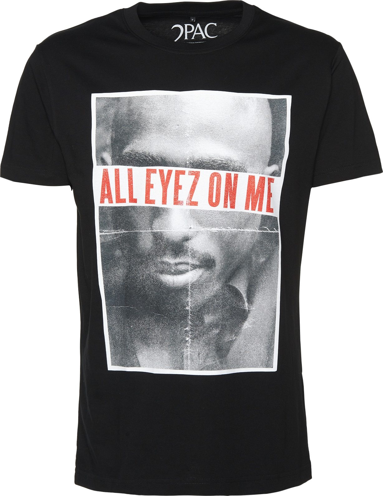 Tričko '2Pac All Eyez On Me' mister tee černá