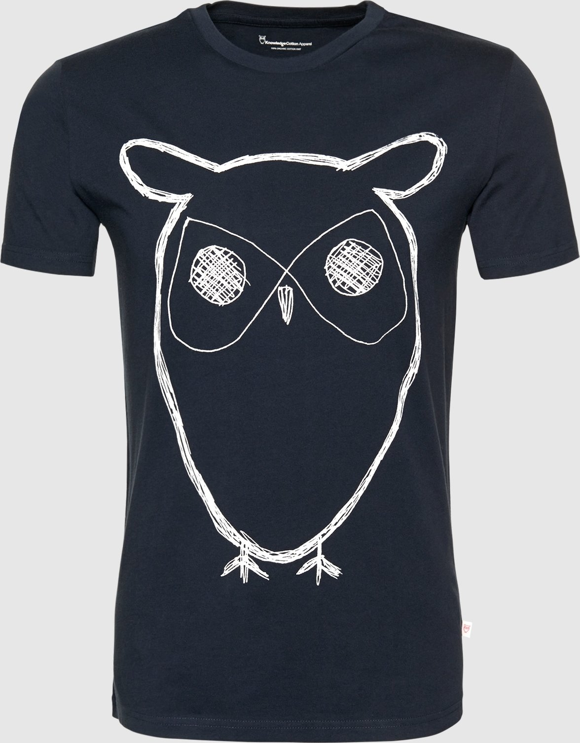 Tričko KnowledgeCotton Apparel tmavě modrá