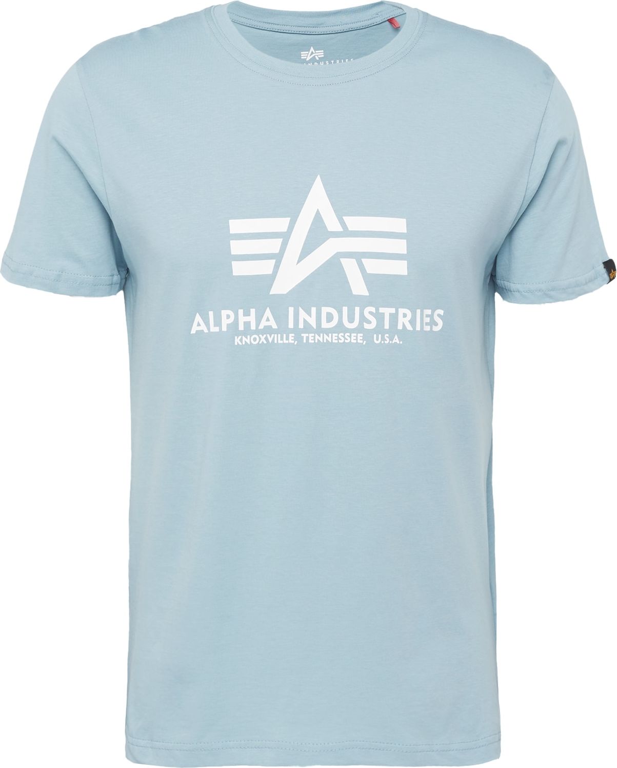 Tričko alpha industries světlemodrá / bílá
