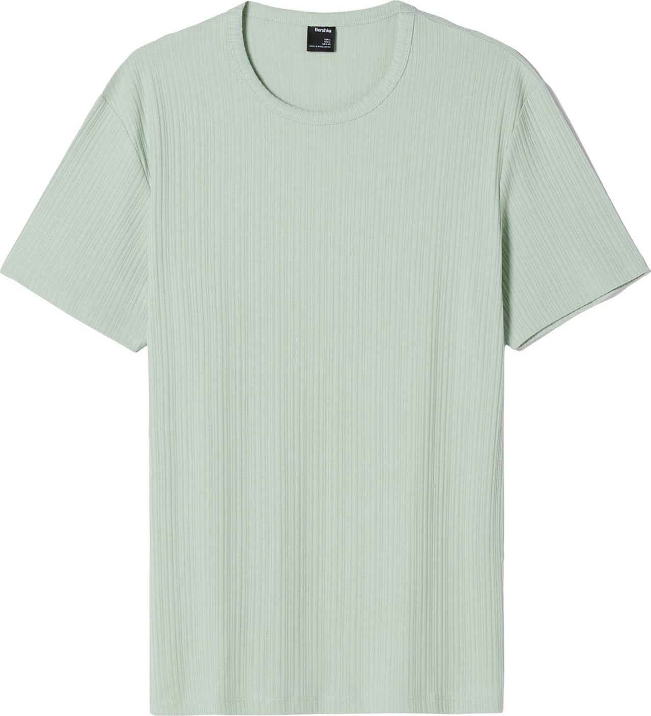 Tričko Bershka pastelově zelená