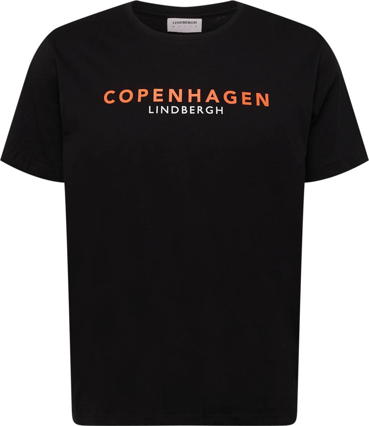 Tričko 'Copenhagen' lindbergh mandarinkoná / černá / bílá