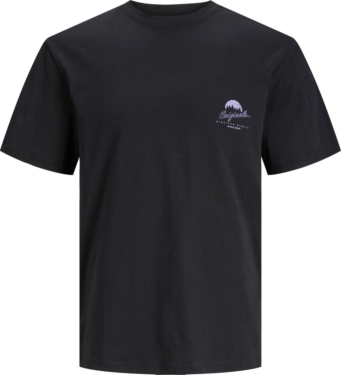Tričko 'HAYSBACK' jack & jones fialová / černá