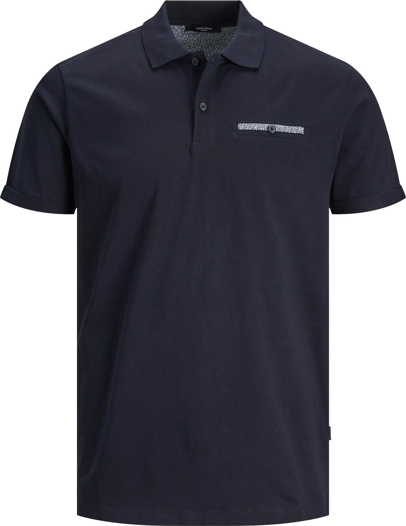 Tričko 'MARSEILLE' jack & jones námořnická modř / bílá