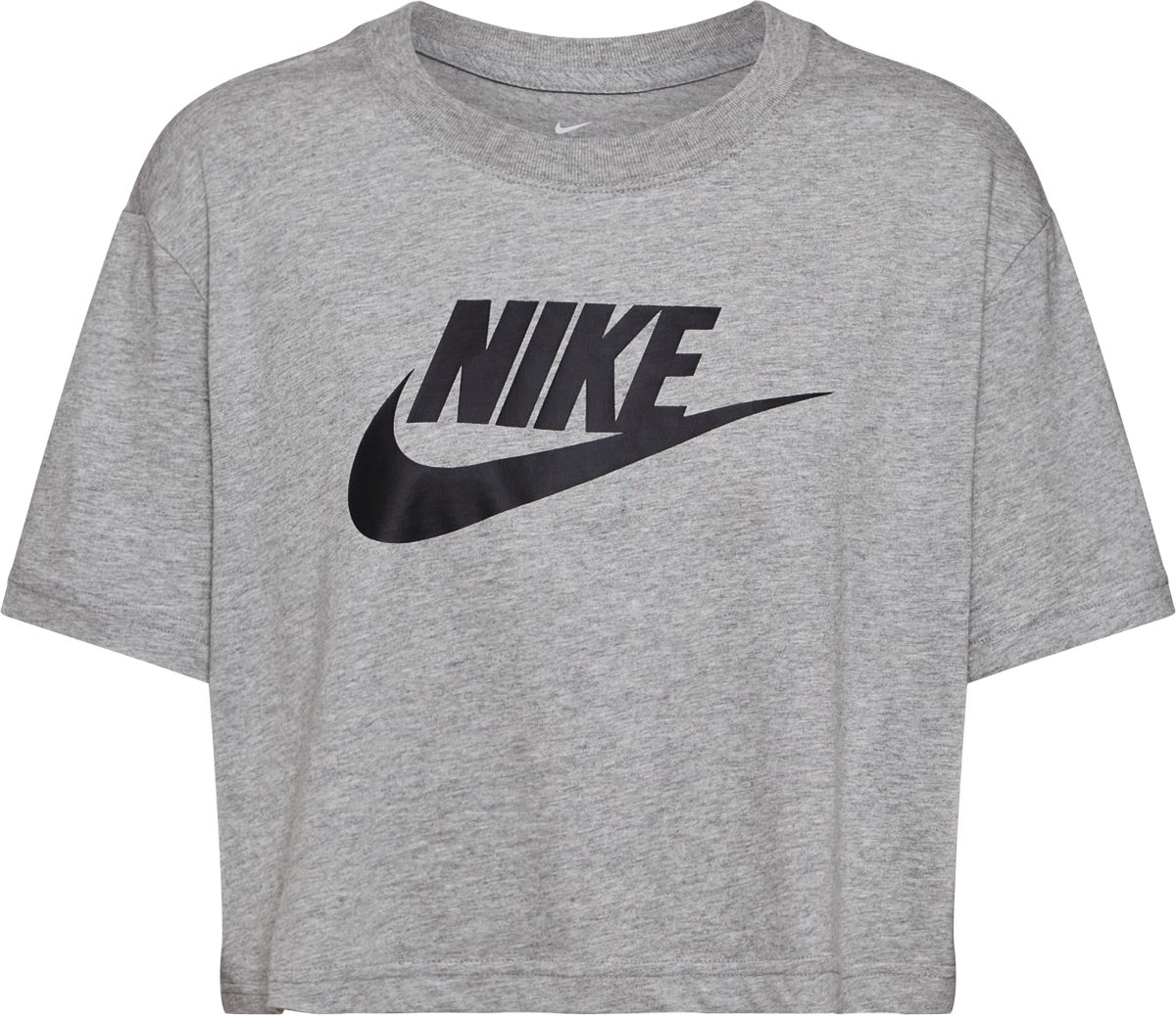 Tričko Nike Sportswear šedá / černá