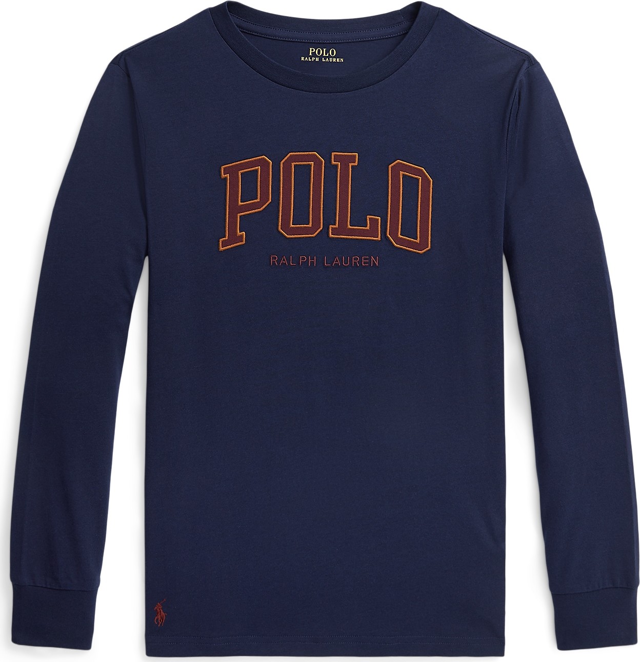 Tričko Polo Ralph Lauren námořnická modř / tmavě oranžová / burgundská červeň