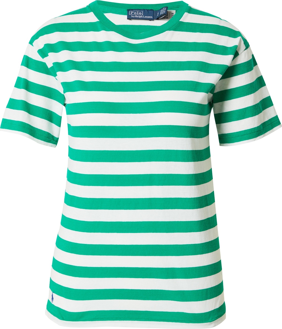Tričko Polo Ralph Lauren zelená / bílá