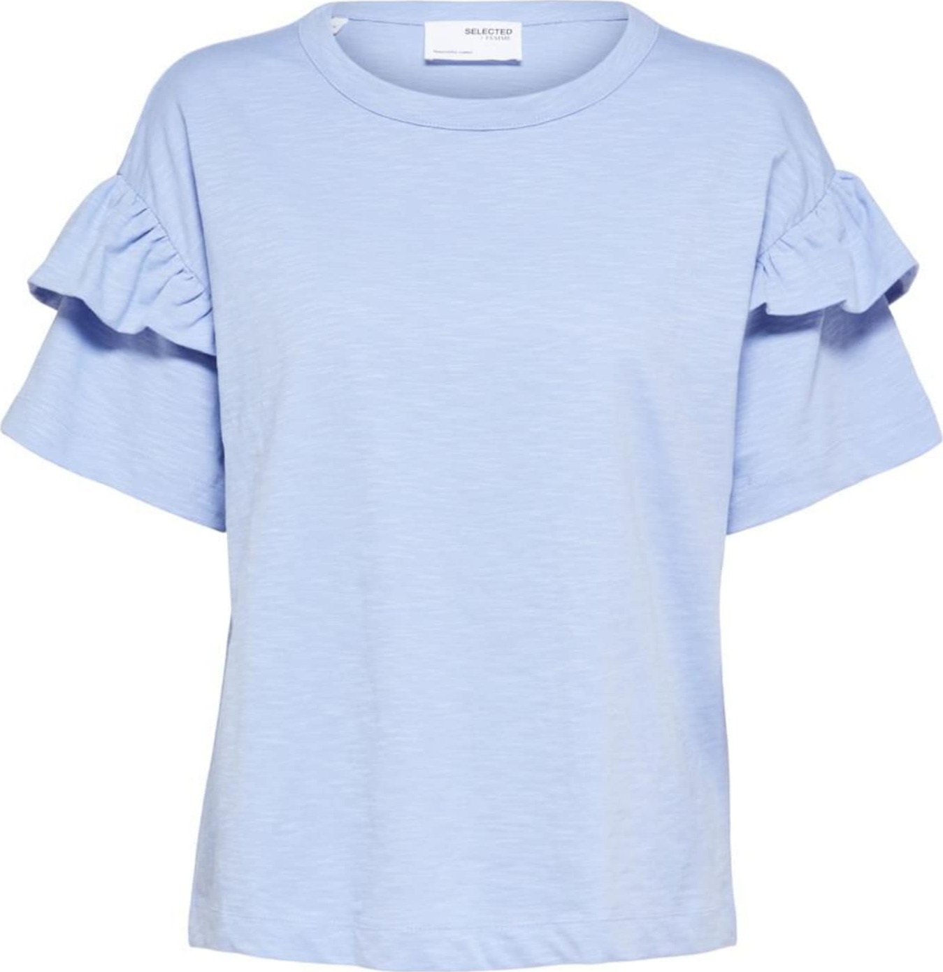 Tričko Selected Femme modrá