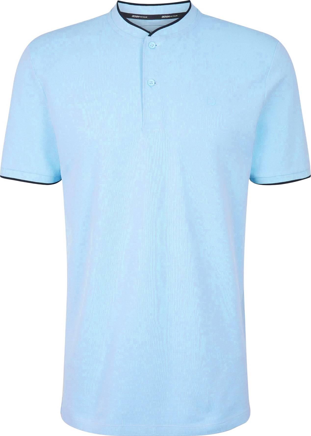 Tričko Tom Tailor Denim námořnická modř / světlemodrá