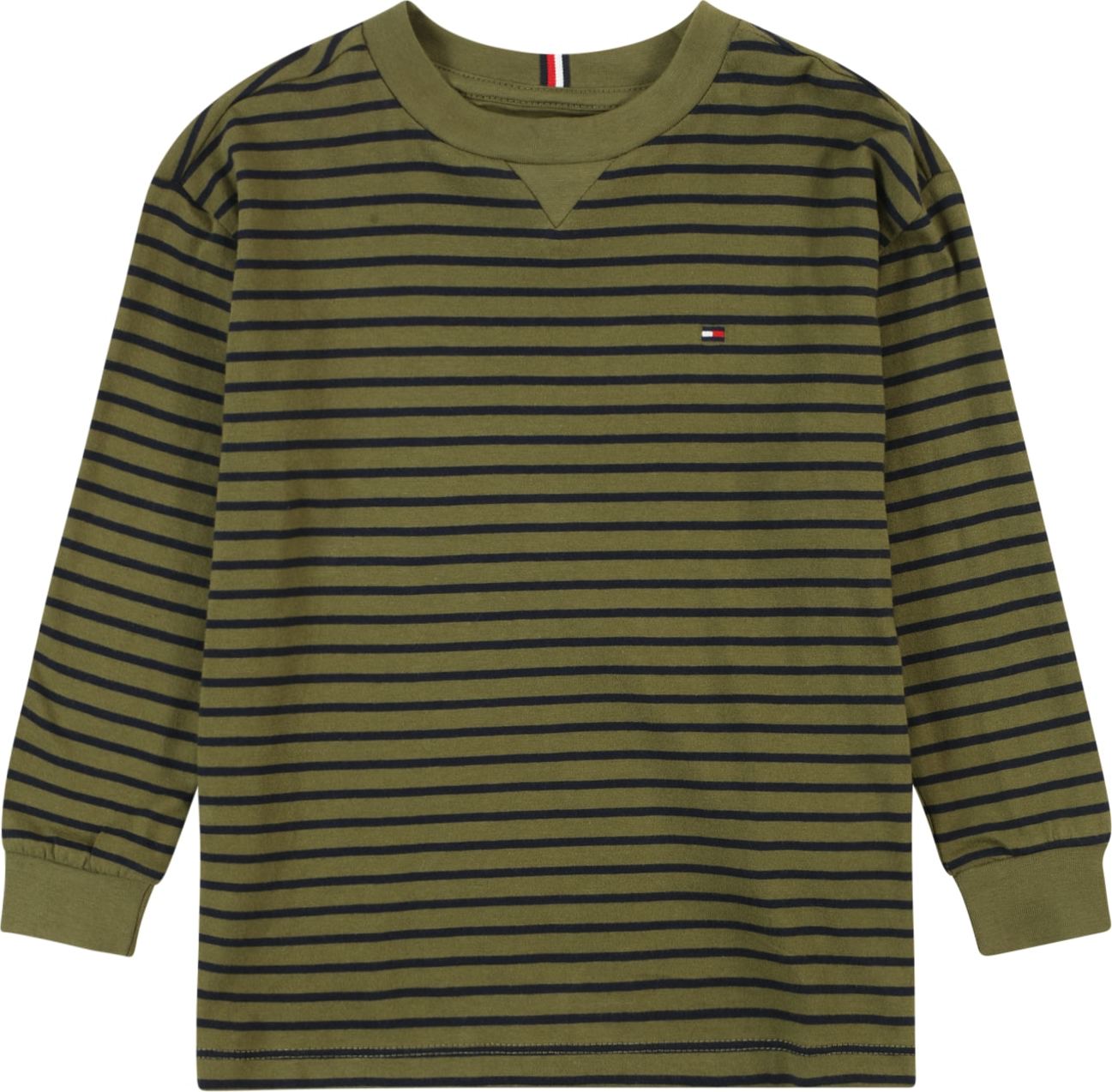 Tričko Tommy Hilfiger námořnická modř / olivová / červená / bílá