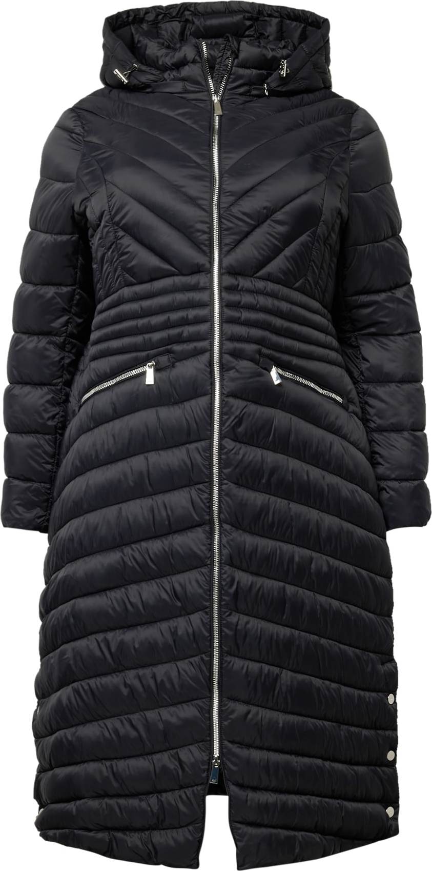 Zimní kabát Karen Millen Curve černá