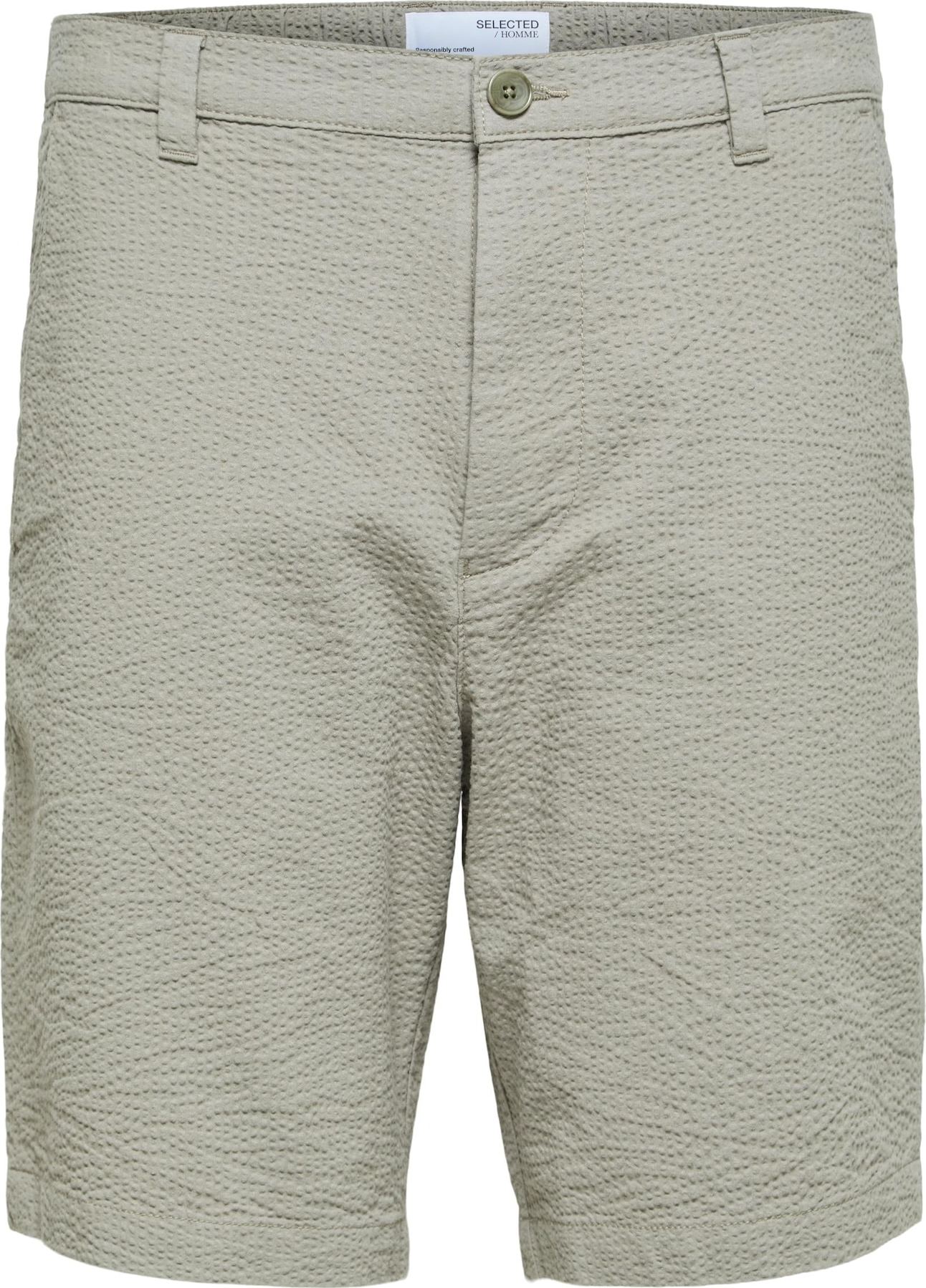 Kalhoty 'Pier' Selected Homme světle šedá